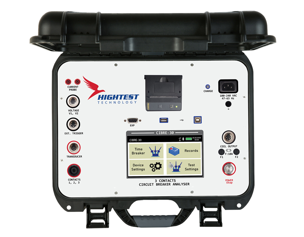 CIBRE-30 Series, 3-Contact Circuit Breaker Analyser with Built-in Printer | EURUS Enerji Mühendislik Hizmetleri