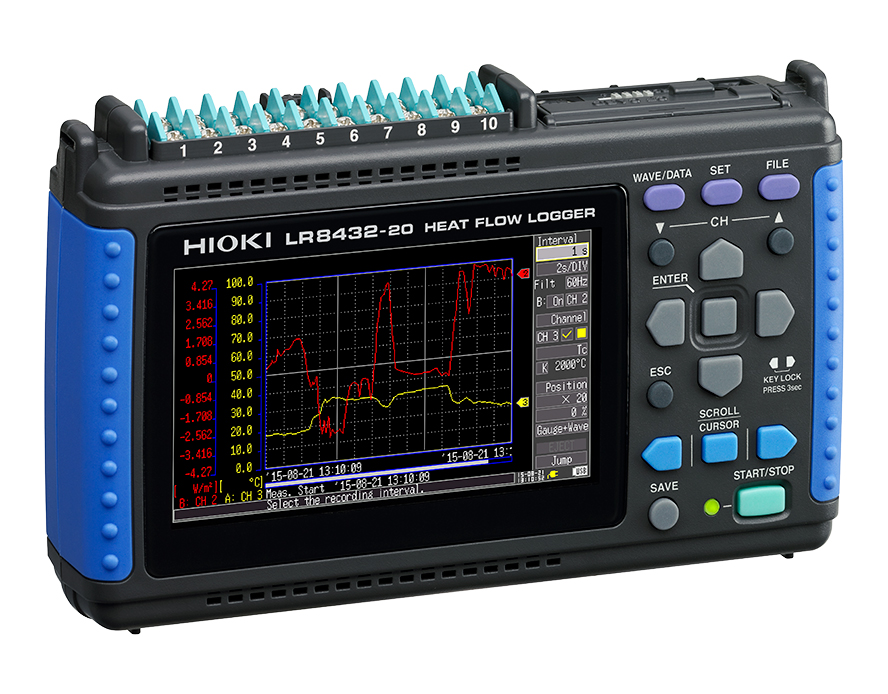 HIOKI LR8432 Heat Flow Logger | EURUS Enerji Mühendislik Hizmetleri