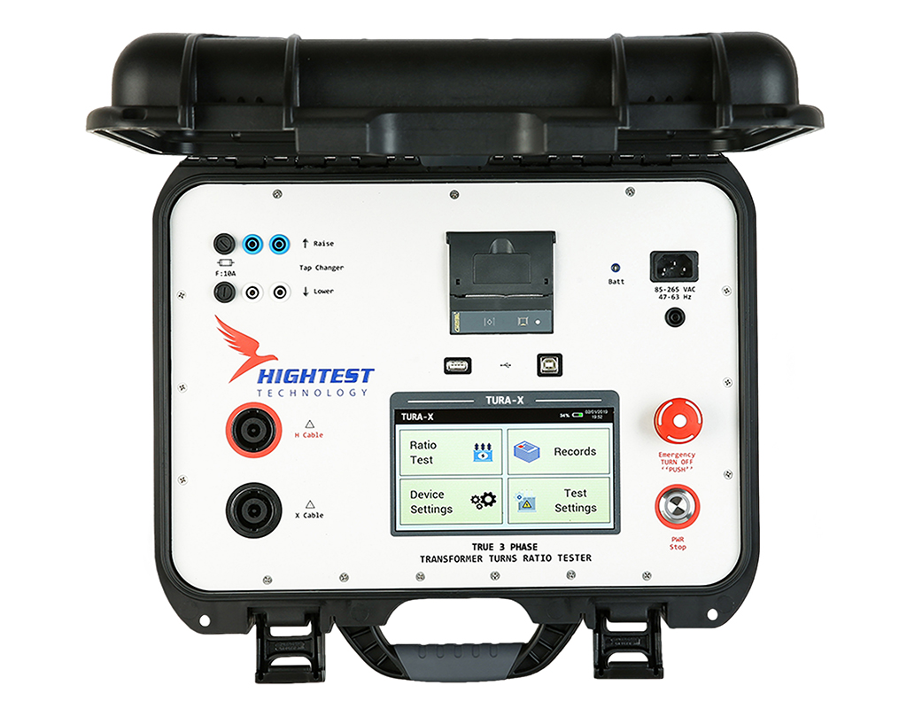 TURA-X, True Three-Phase Transformer Turns Ratio Tester with Built-in Printer | EURUS Enerji Mühendislik Hizmetleri