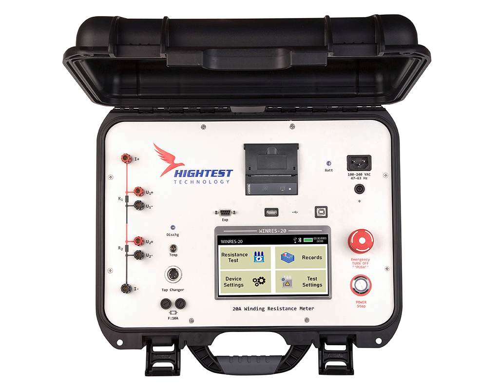 WINRES-20, 20A Winding Resistance Tester with Built-in Printer | EURUS Enerji Mühendislik Hizmetleri